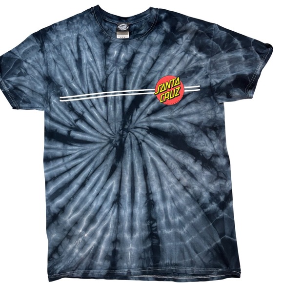 Santa Cruz Skateboards Other - Santa Cruz Tie Dye T Shirt Men's Medium Swirl Logo Skateboarding